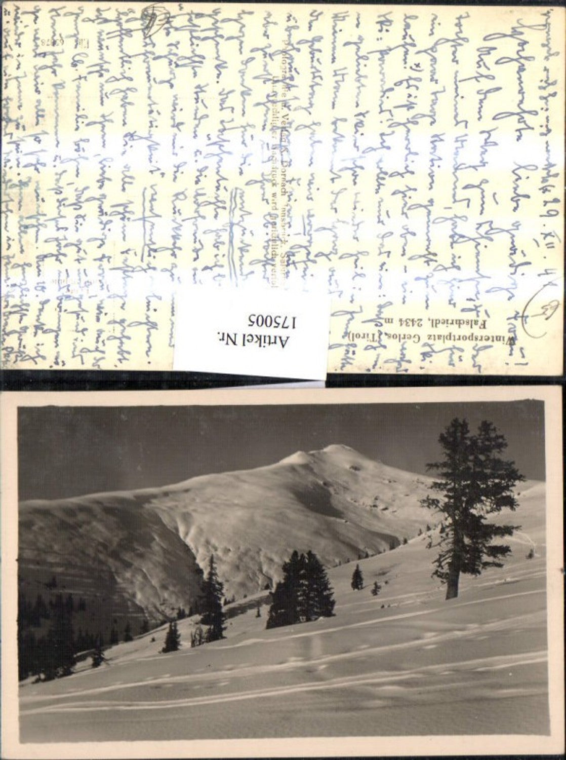 Alte Ansichtskarte – Old Postcard