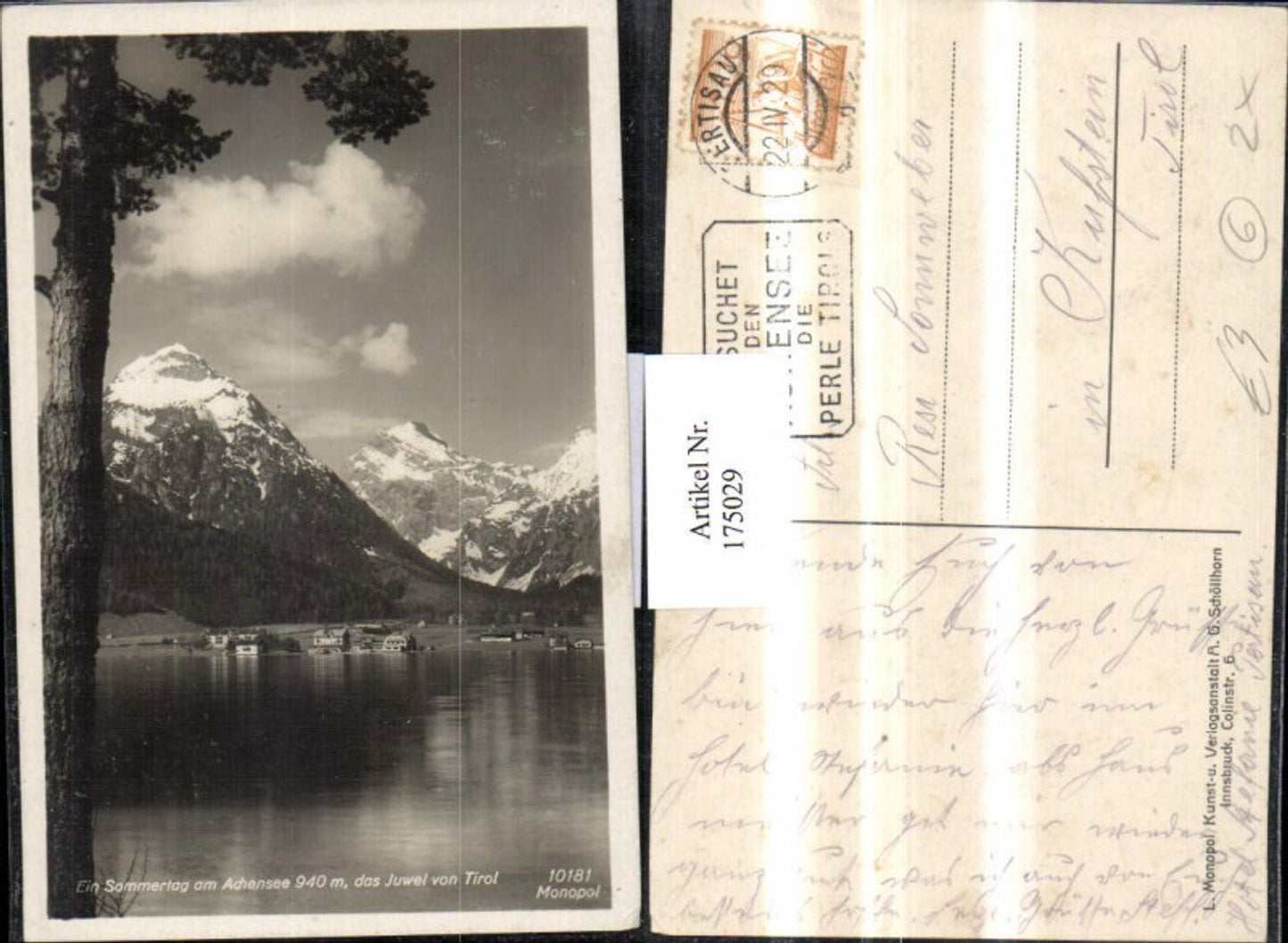 Alte Ansichtskarte – Old Postcard