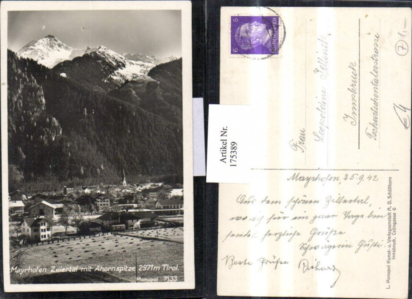 Alte Ansichtskarte – Old Postcard