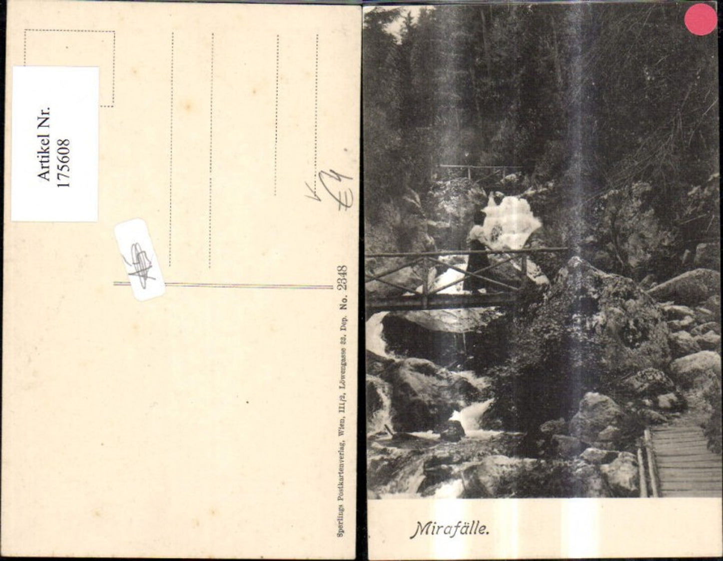 175608,Mirafälle Mitterbach am Erlaufsee Wasserfall Ötschergräben pub Sperling 2348