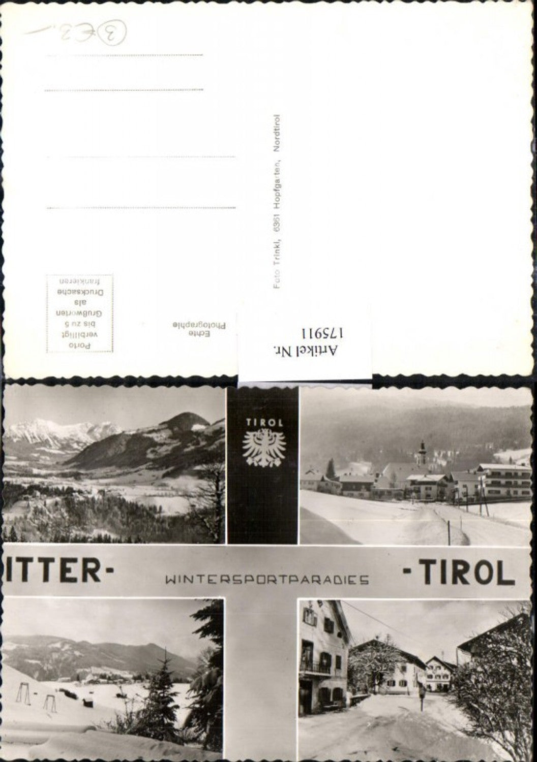 Alte Ansichtskarte – Old Postcard