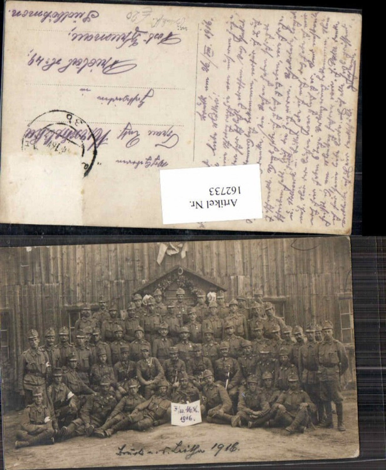 162733,K.K. Soldaten Armee Uniform Bruck a.d. Leitha 1916