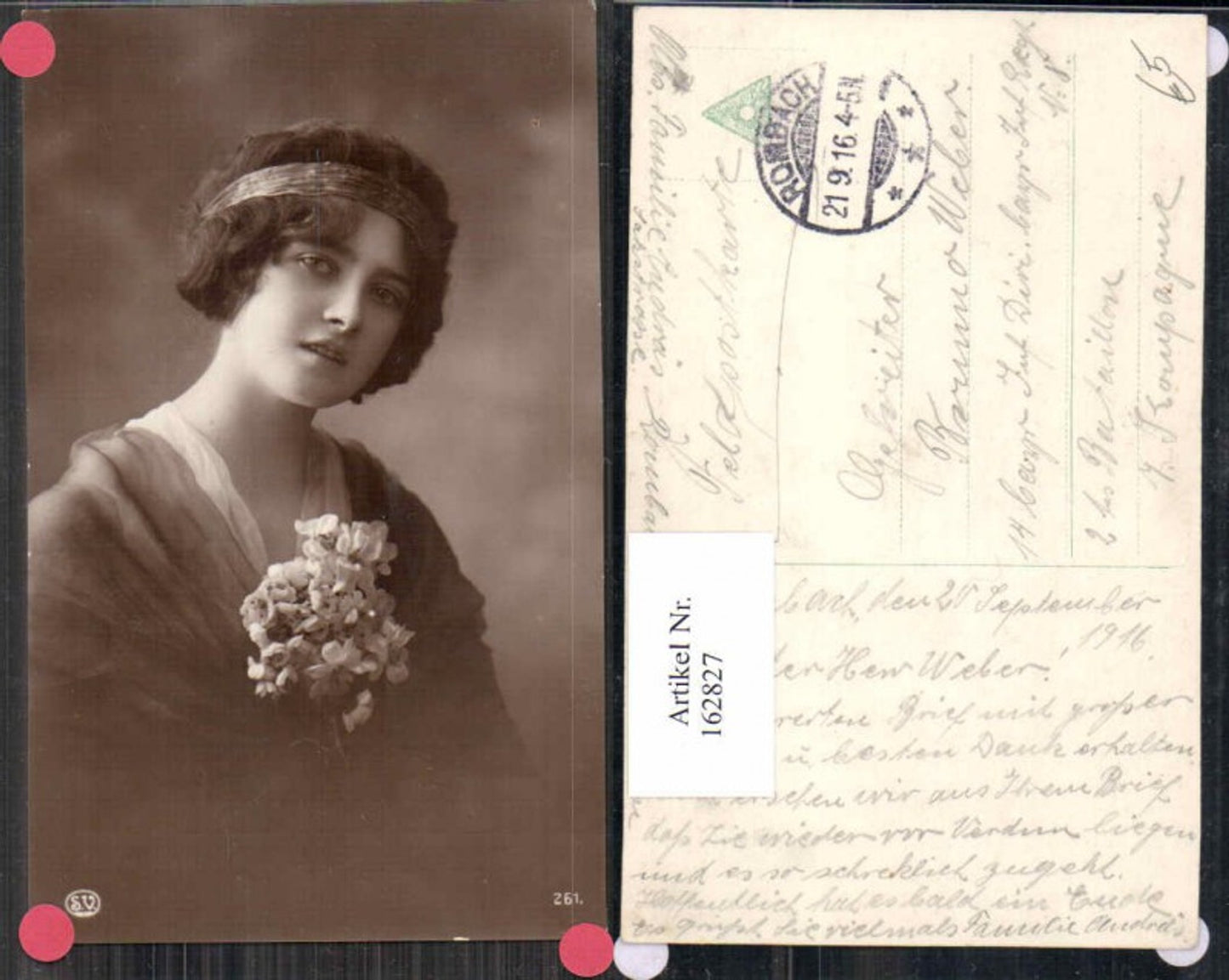 162827,Tolle Frau Portrait Blumen