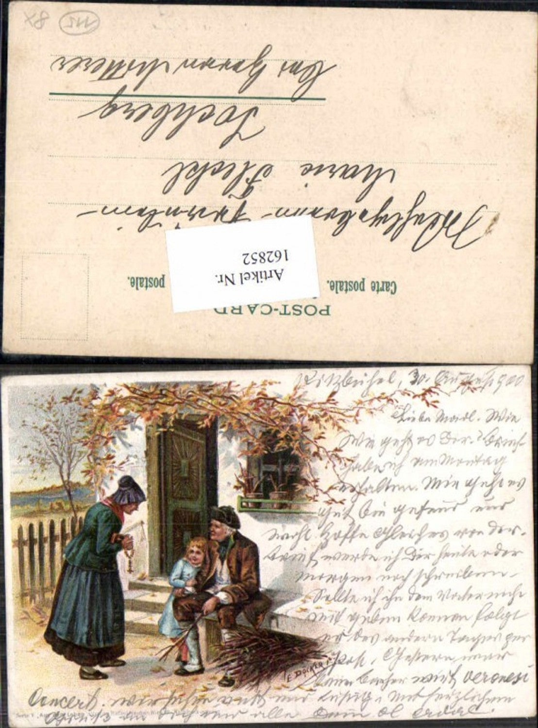 162852,Künstler AK E. Döcker jun. Aus dem Leben Serie 5