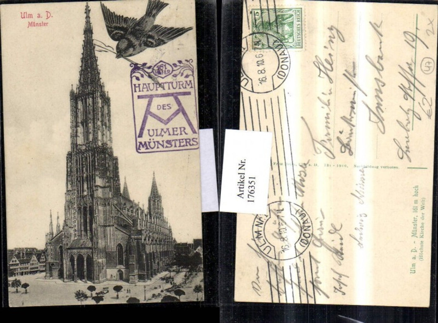 176351, Ulm a. D. Münster highest church in the world