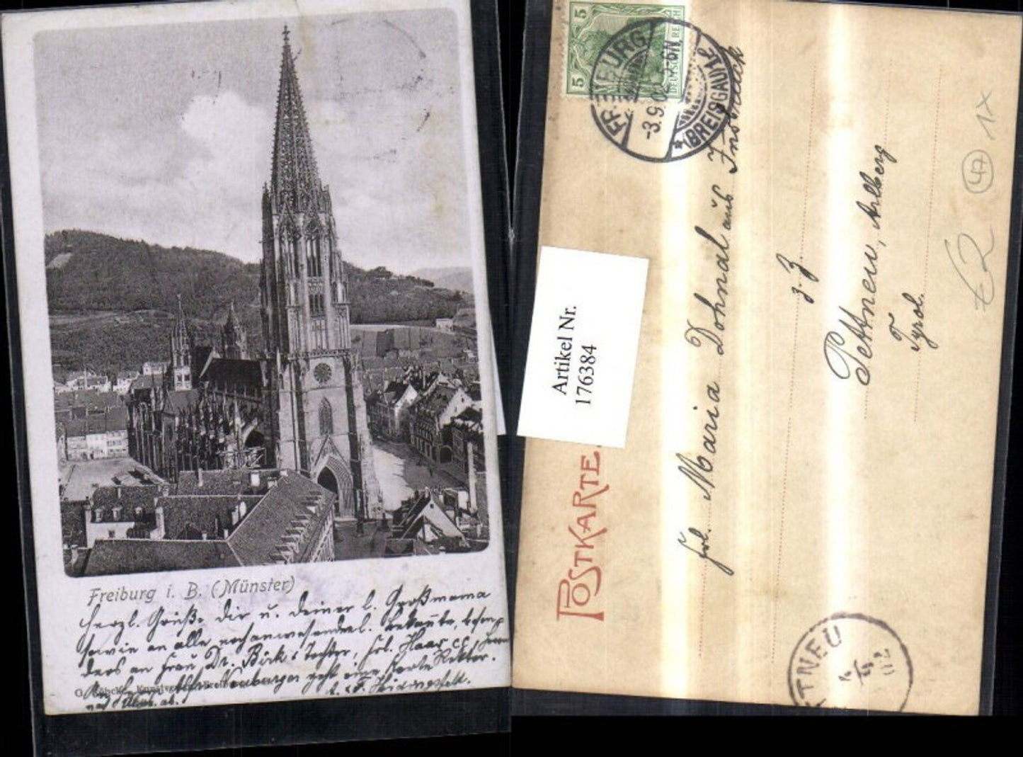 176384,Freiburg i. B. Münster Kirche