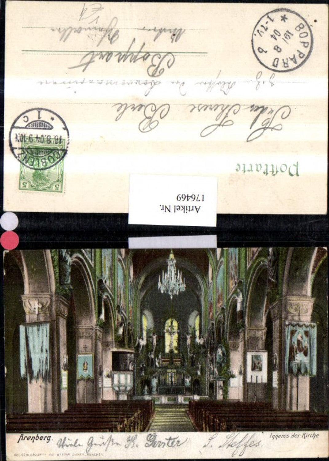 176469,Arenberg Inneres d. Kirche pub Ottmar Zieher