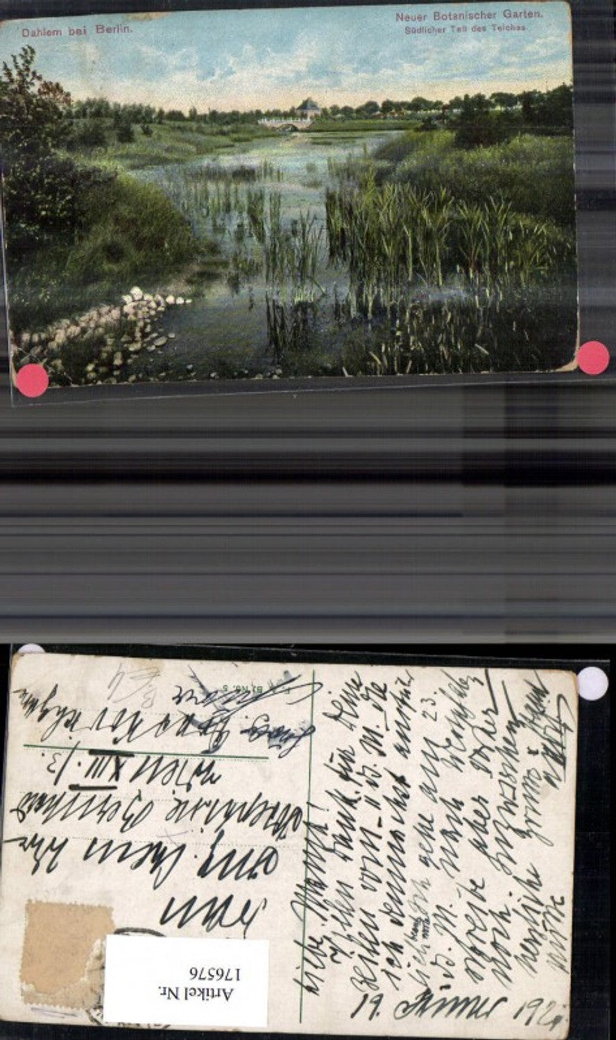 176576,Berlin Dahlem Neuer Botansicher Garten Südlicher Teil d. Teiches