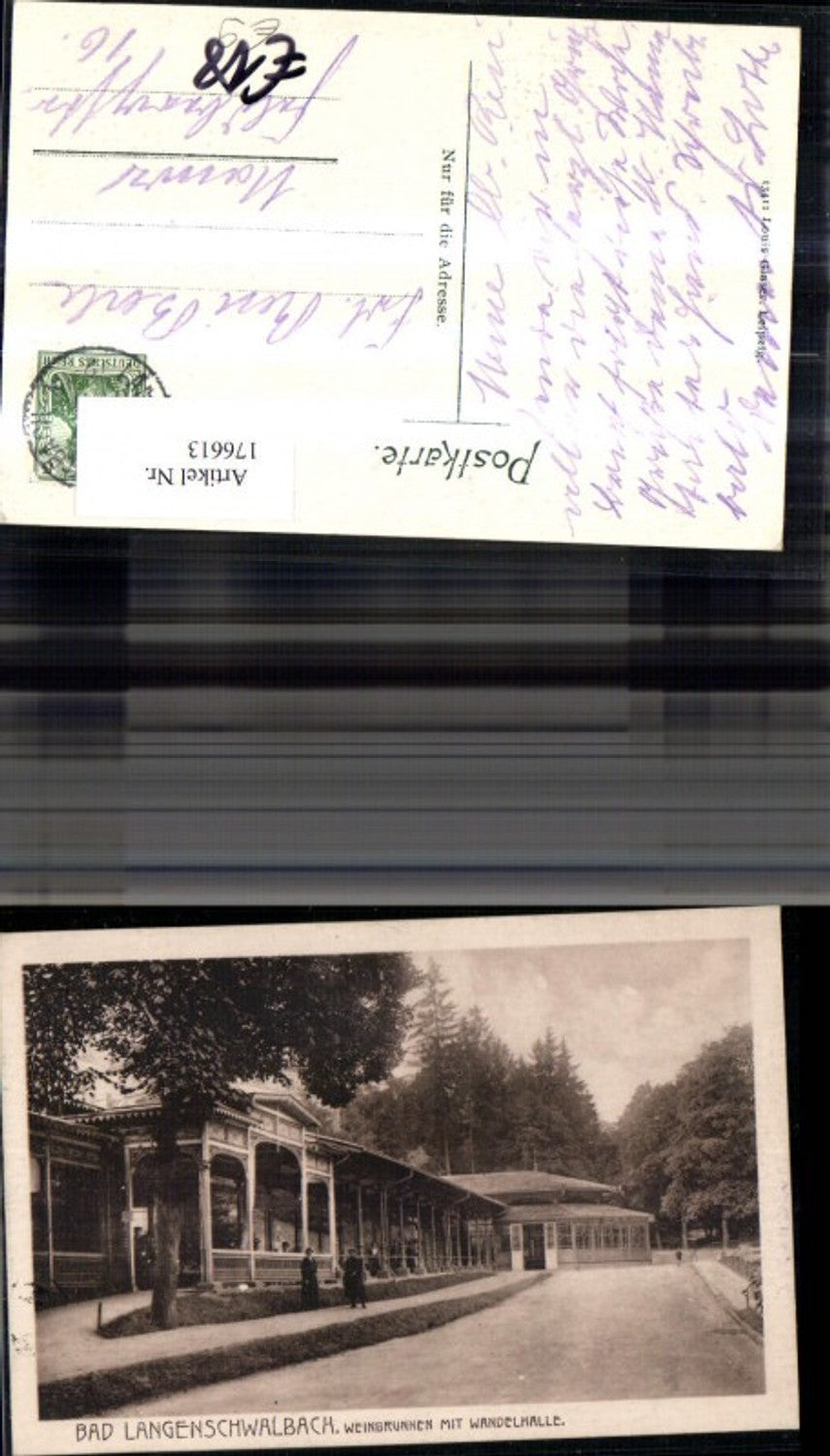176613,Bad Langenschwalbach Bad Schwalbach Weinbrunnen m. Wandelhalle