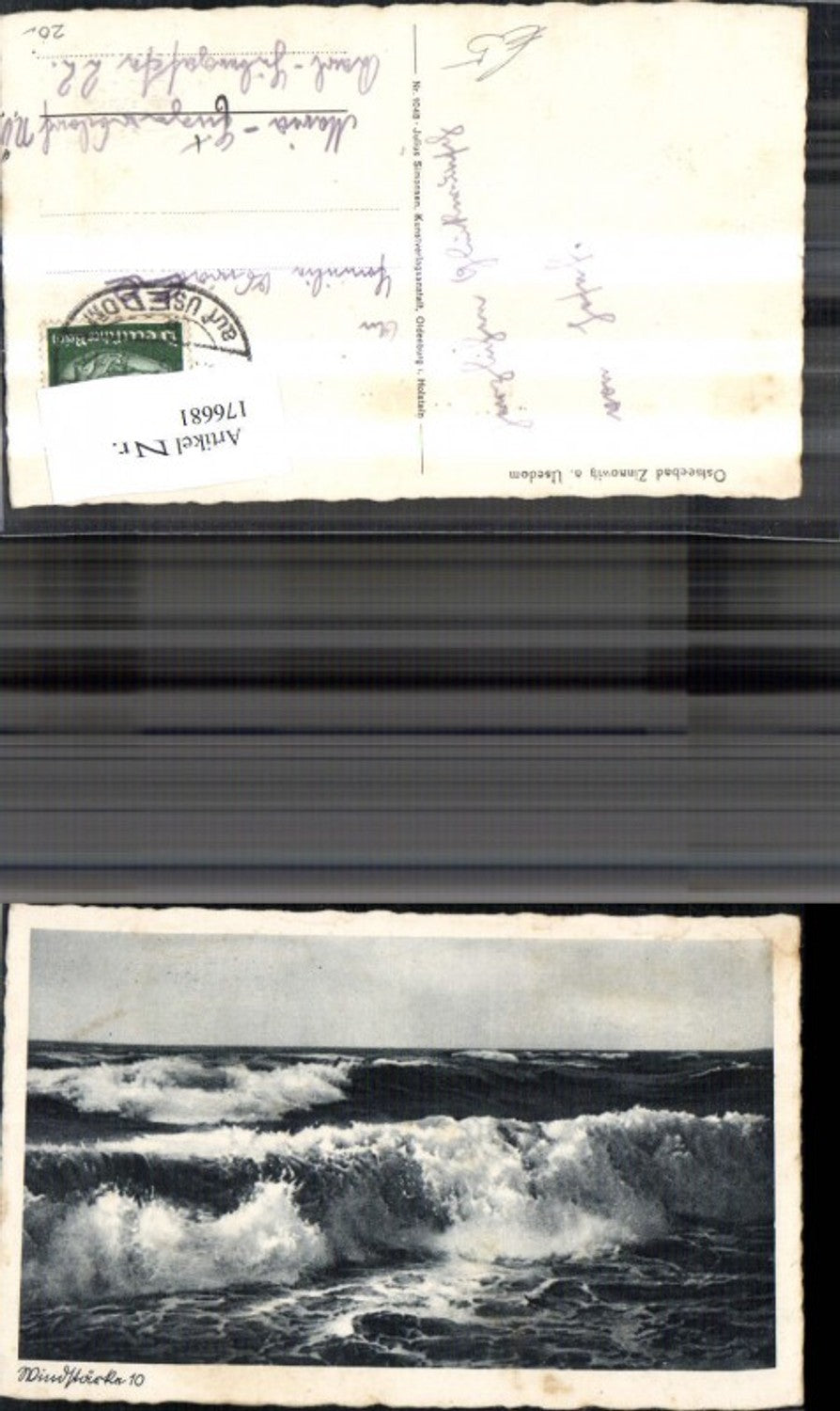 176681,Ostseebad Zinnowitz a. Usedom Brandung