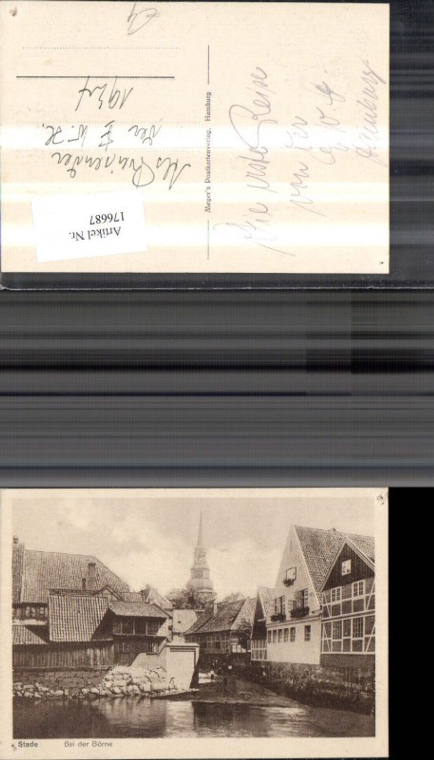 176687,Stade Bei d. Börne Ansicht 1924