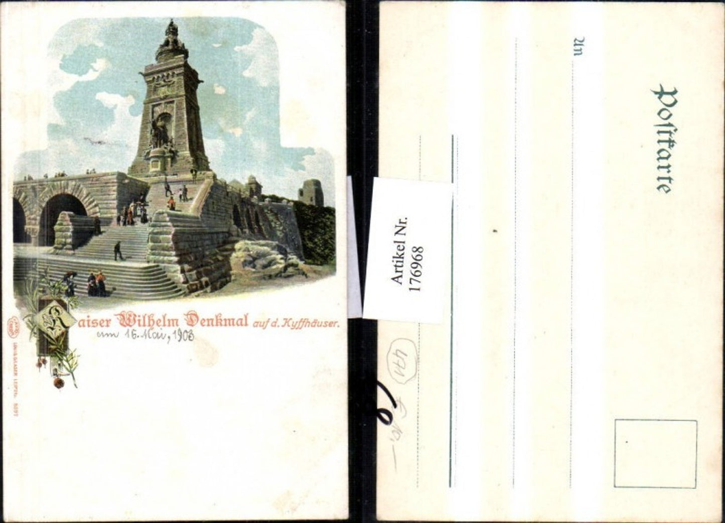 176968,Kaiser Wilhelm Denkmal auf d. Kyffhäuser