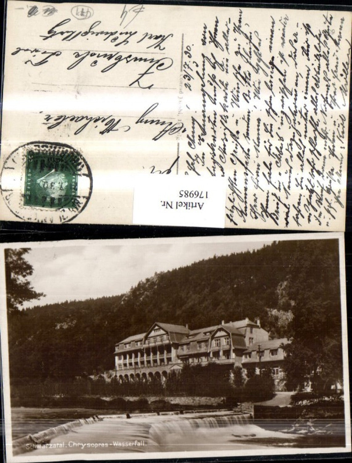 176985,Schwarzatal Chrysopras Wasserfall