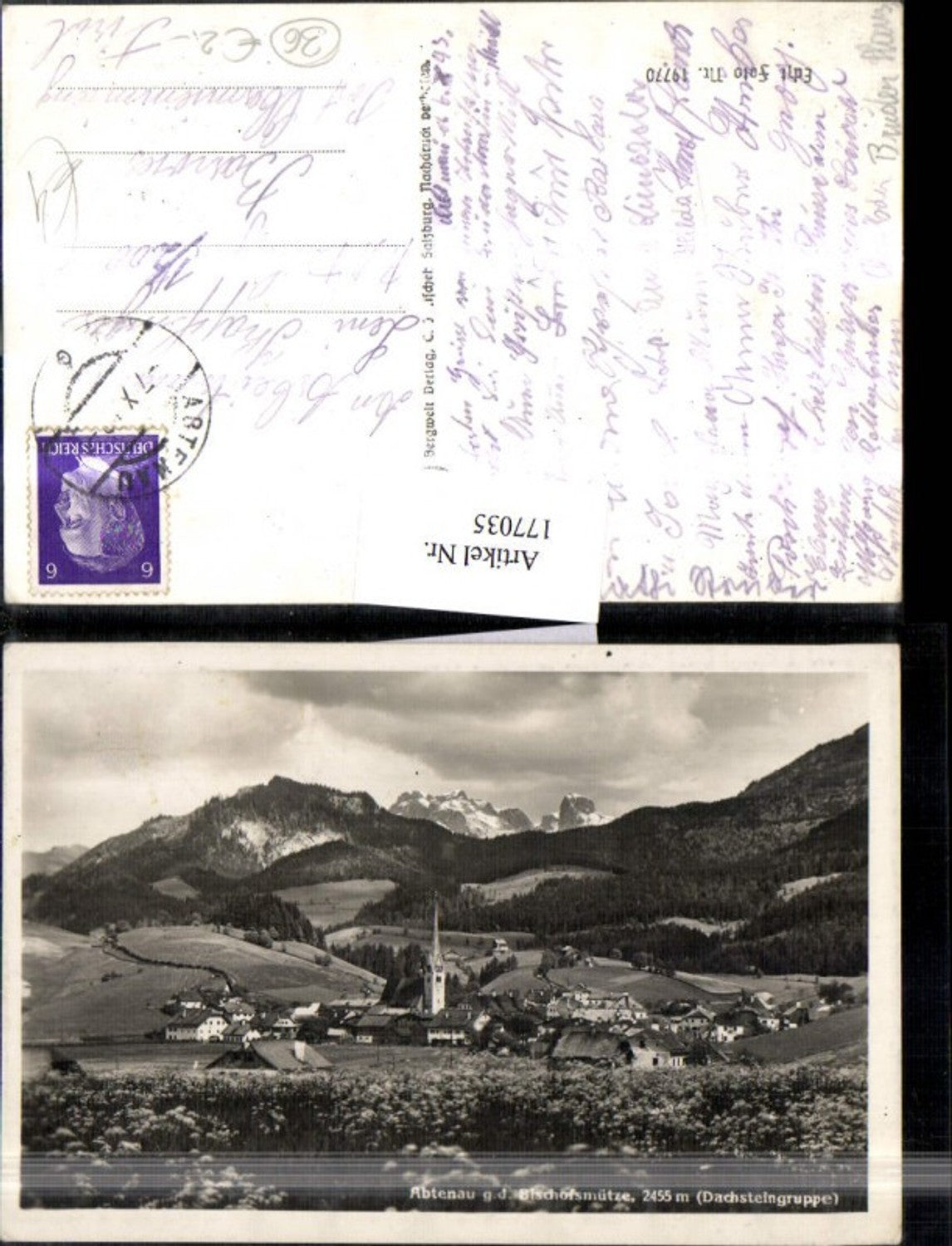 177035, Abtenau Total gd Bischofsmütze Dachsteingruppe