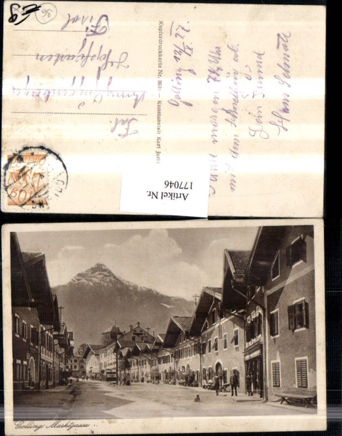 177046,Golling Marktgasse Straßenansicht Ortsansicht