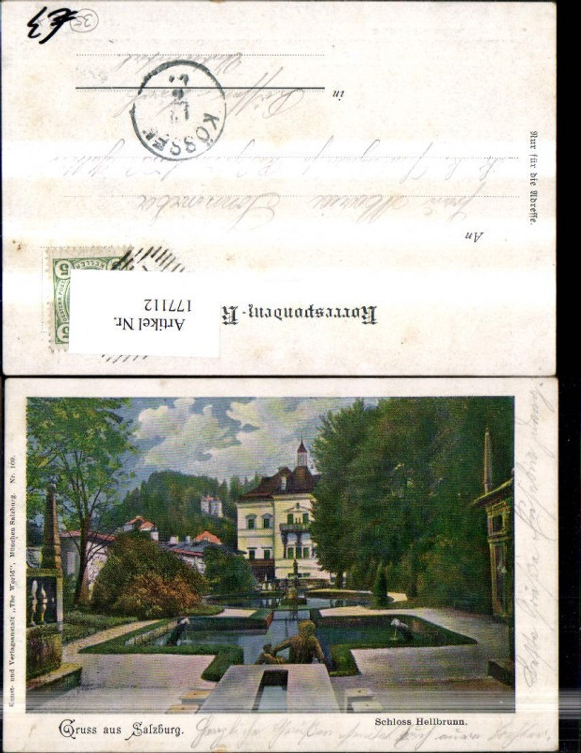 177112, Salzburg Hellbrunn Palace Water Features Fountain