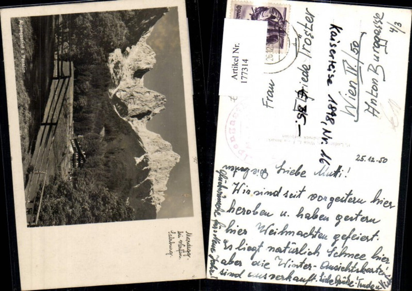 Alte Ansichtskarte – Old Postcard