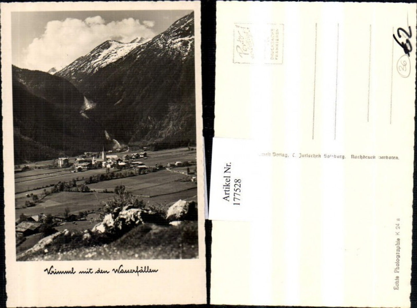 177528,Krimml m. d. Wasserfällen Totale