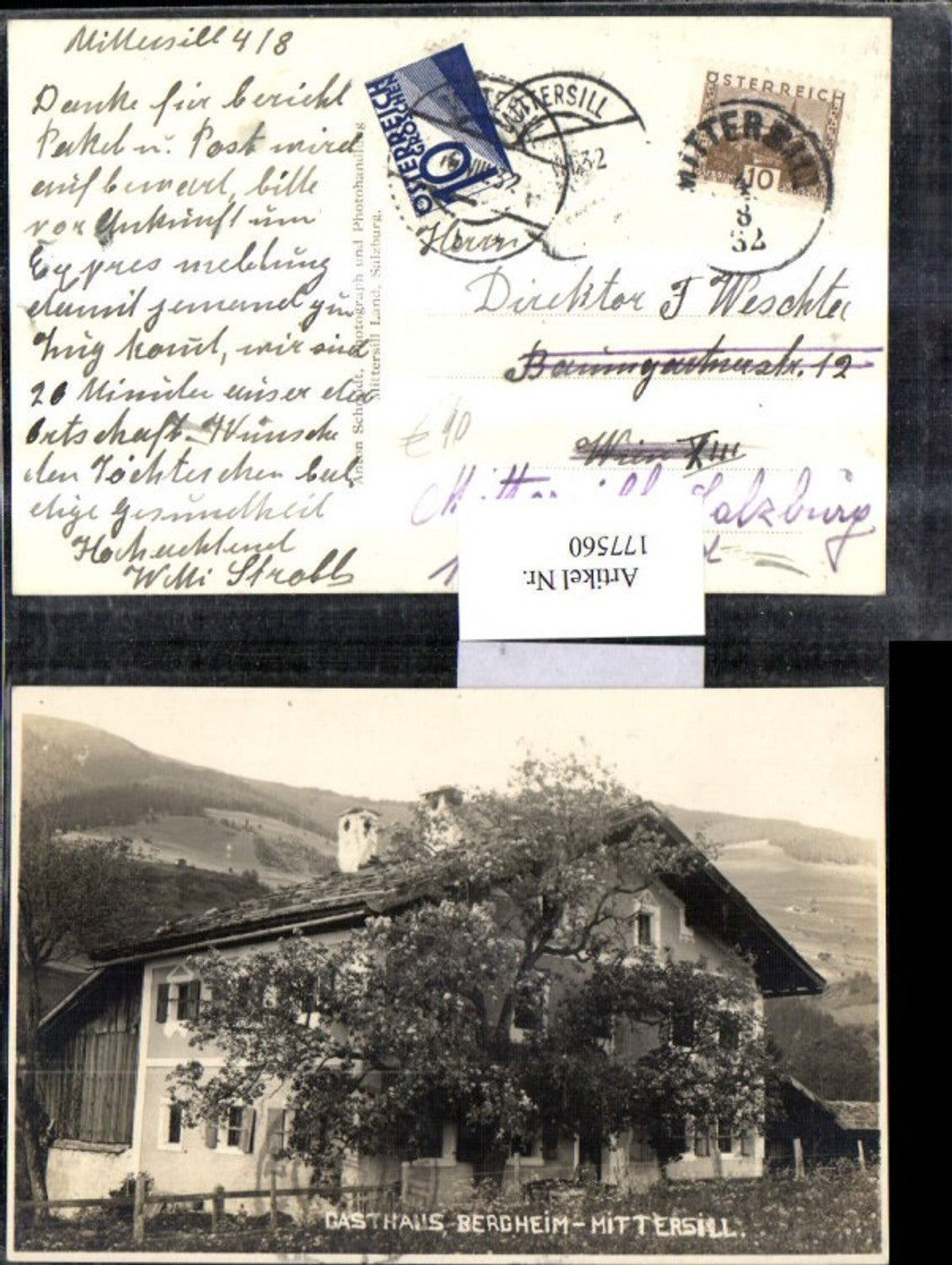 177560,Gasthaus Bergheim b. Mittersill