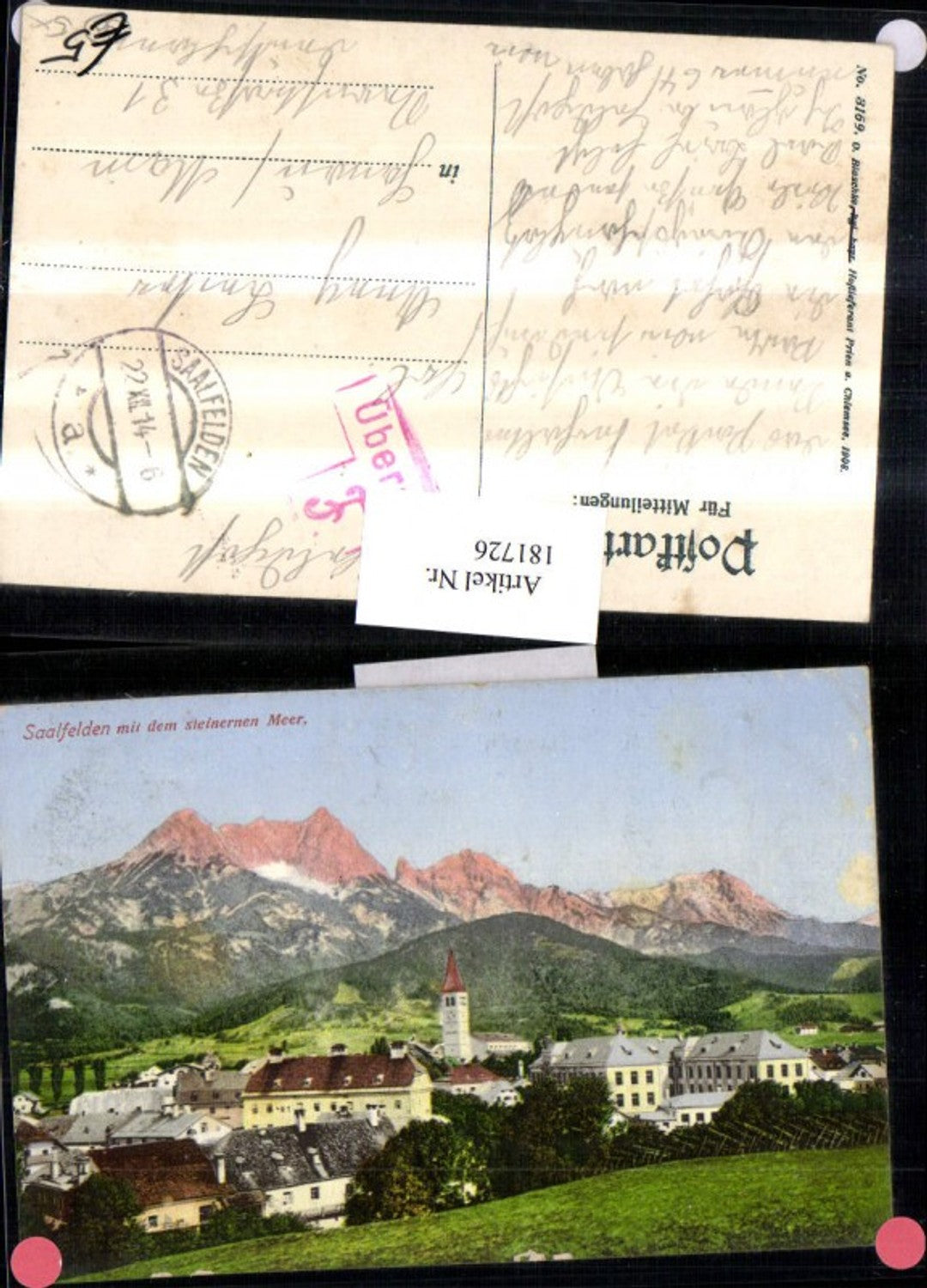 181726,Saalfelden Totale m. d. Steinernem Meer