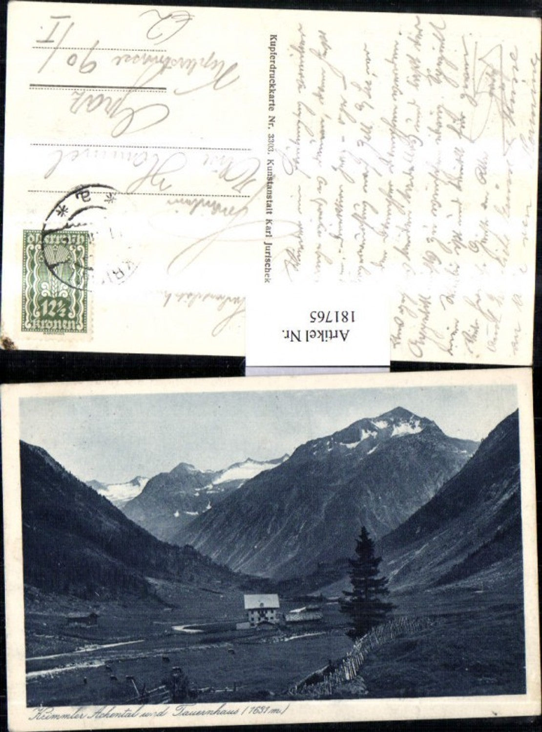 181765,Krimmler Achental u. Tauernhaus