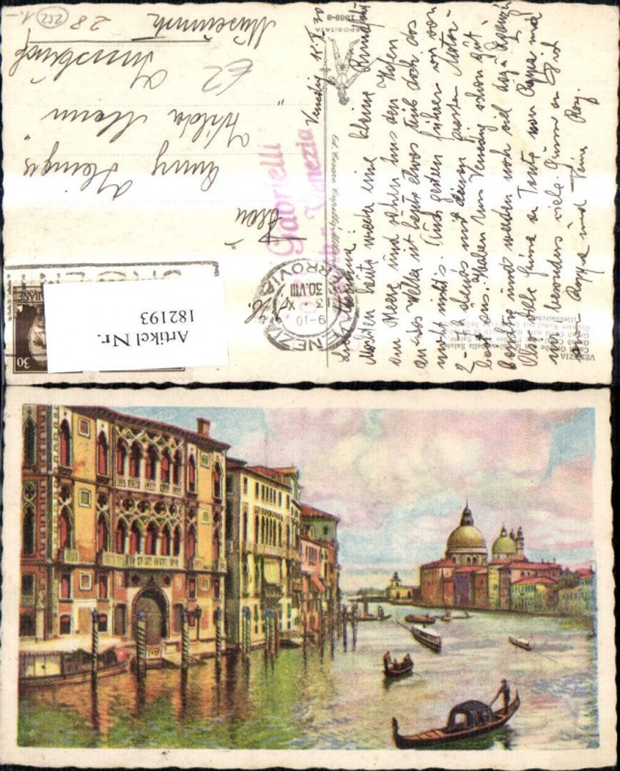 Alte Ansichtskarte – Old Postcard