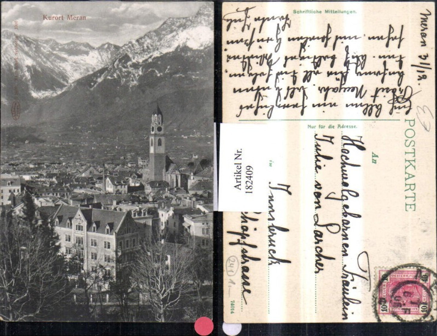 Alte Ansichtskarte – Old Postcard