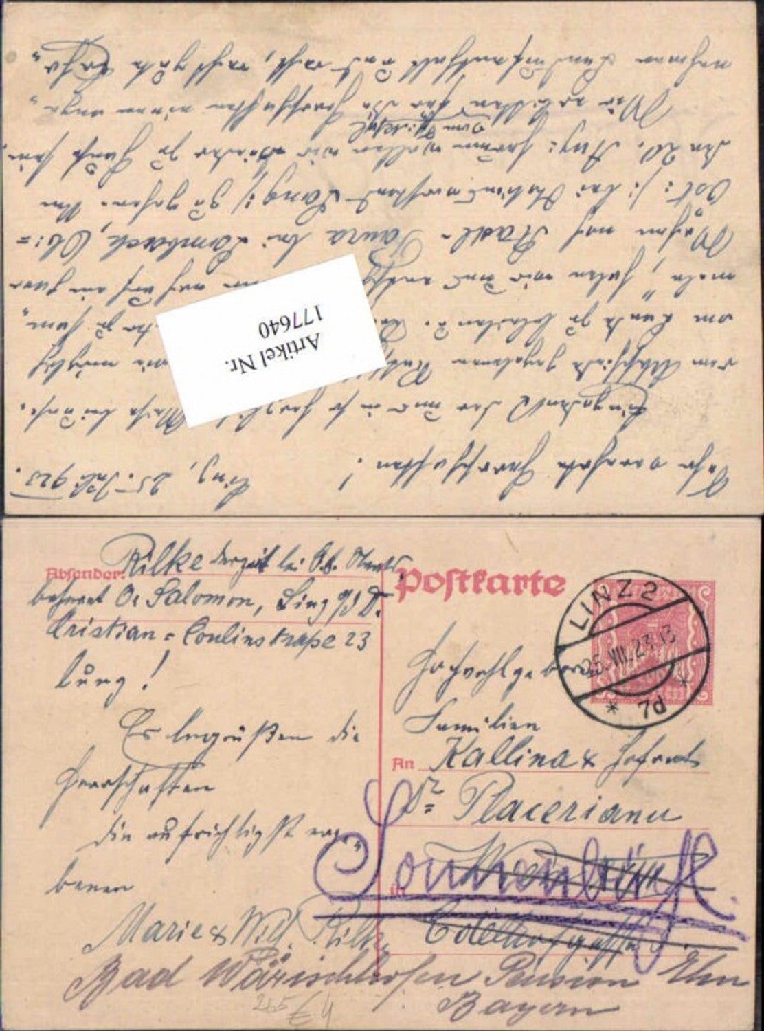 Alte Ansichtskarte – Old Postcard