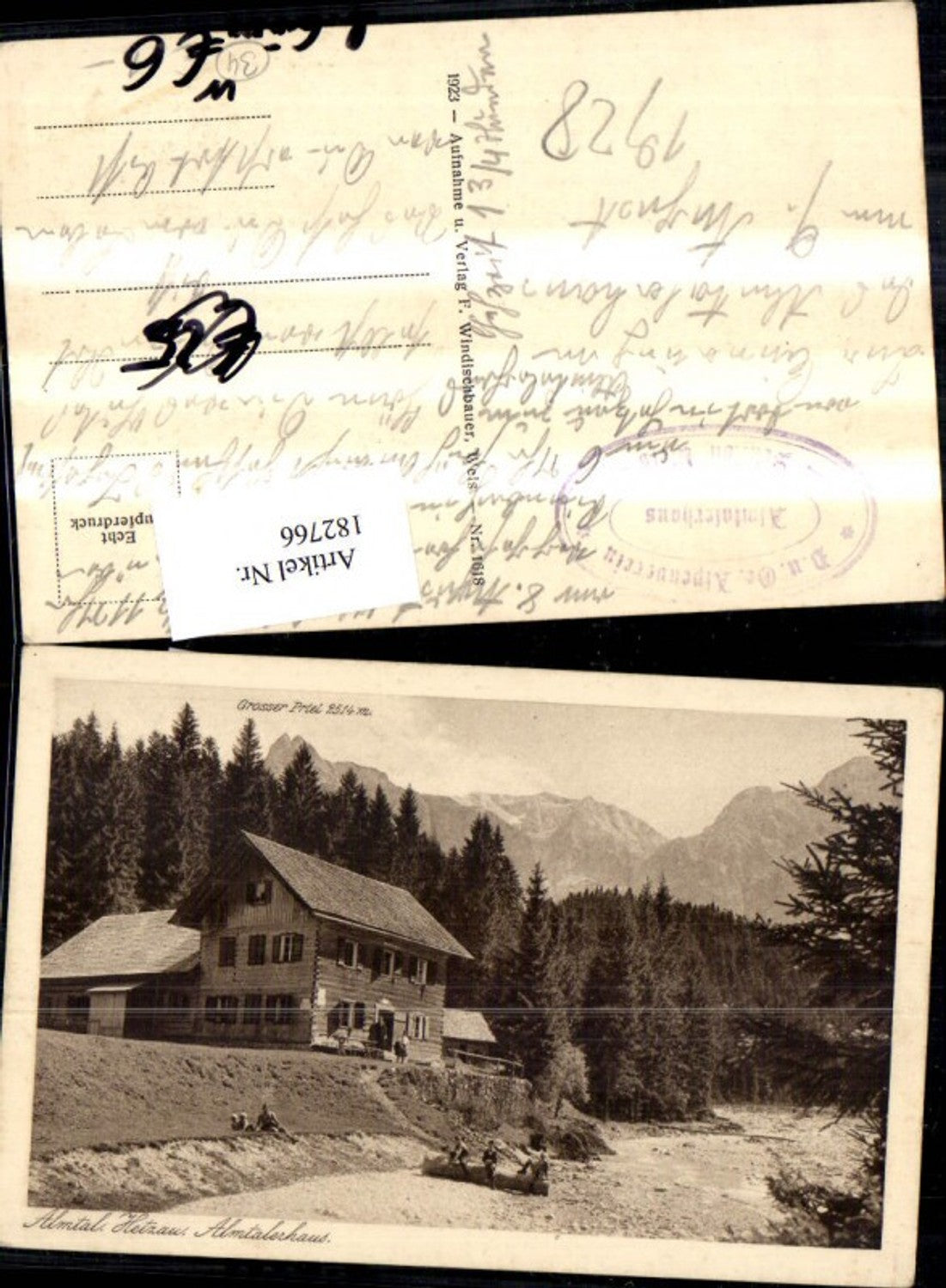 182766,Almtal hetzau Almtalerhaus b. Grünau