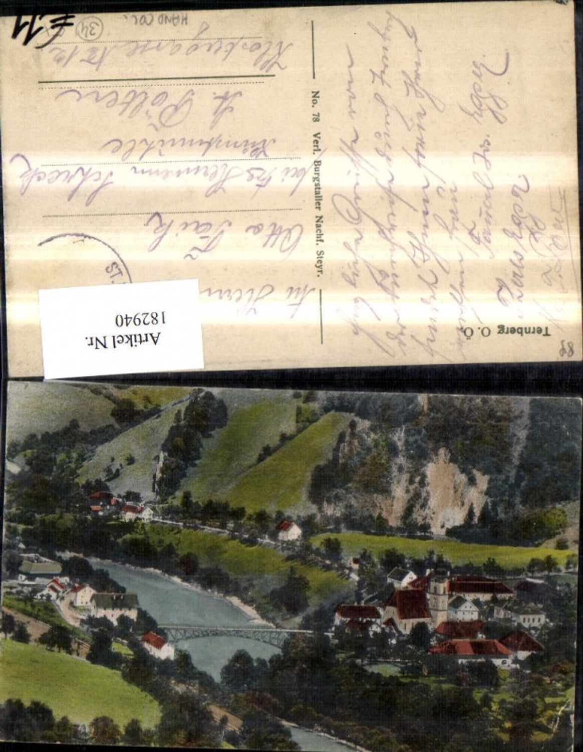 182940,Ternberg Totale Handcoloriert