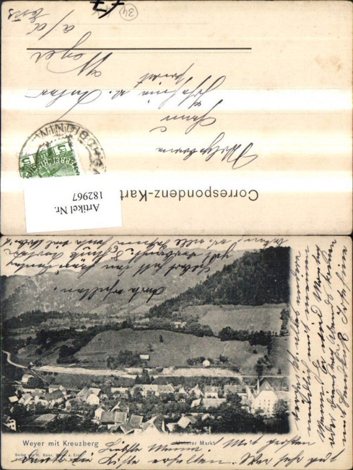 182967,Weyer a. d. Enns m. Kreuzberg Unterer Markt