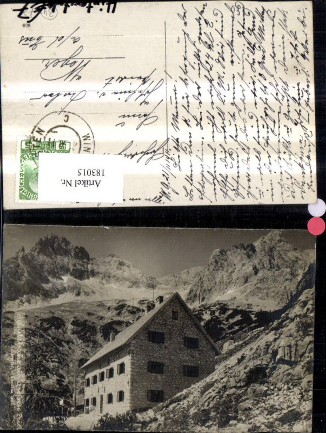 183015,Hinterstoder Schutzhaus a. Gr. Priel Foto Ak