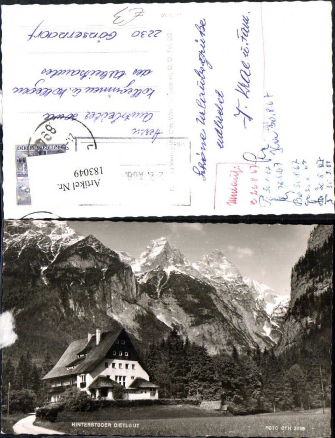 183049,Hinterstoder Dietlgut pub Foto Oth 2336