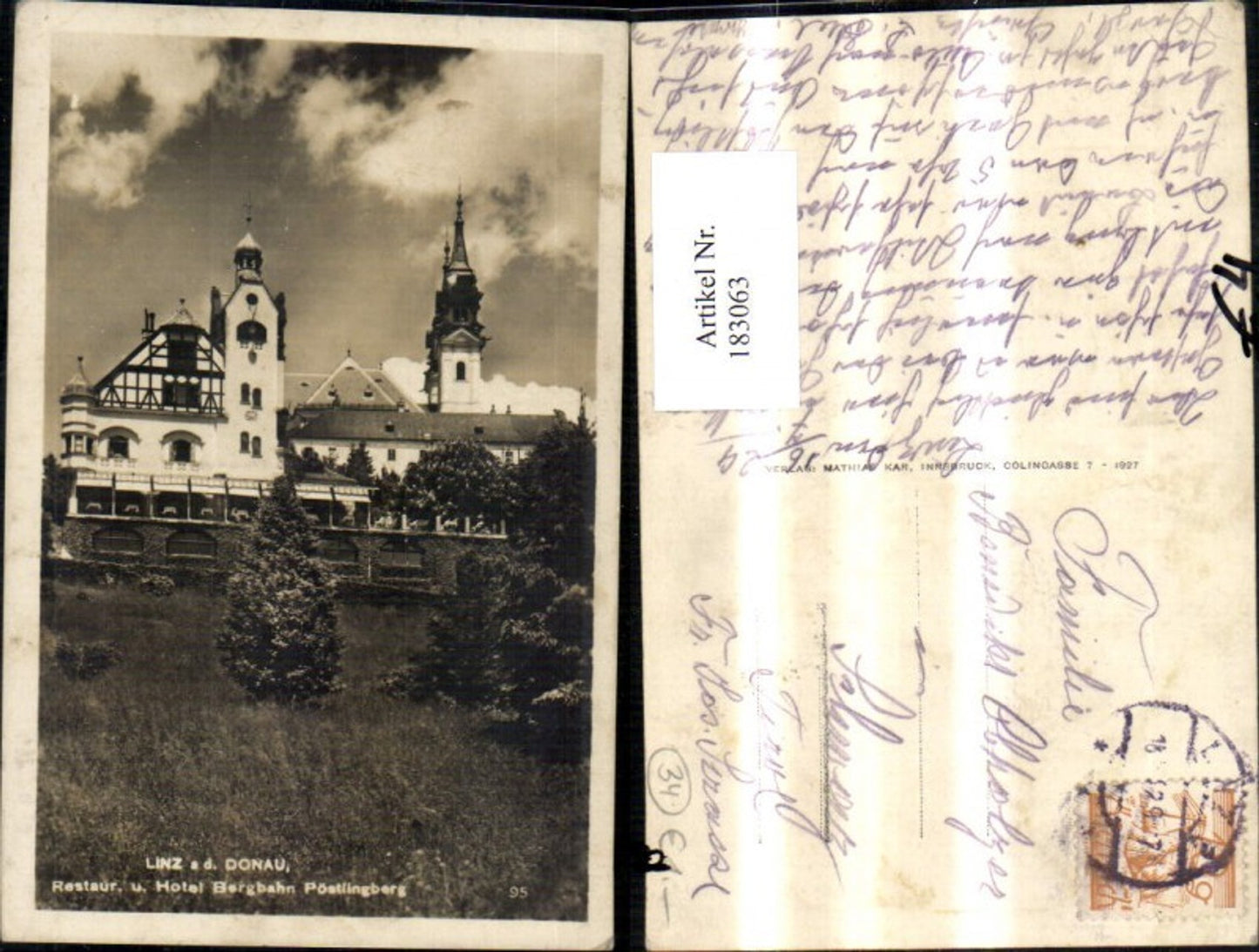 183063,Linz Restaurant u. Hotel Bergbahn Pöstlingberg