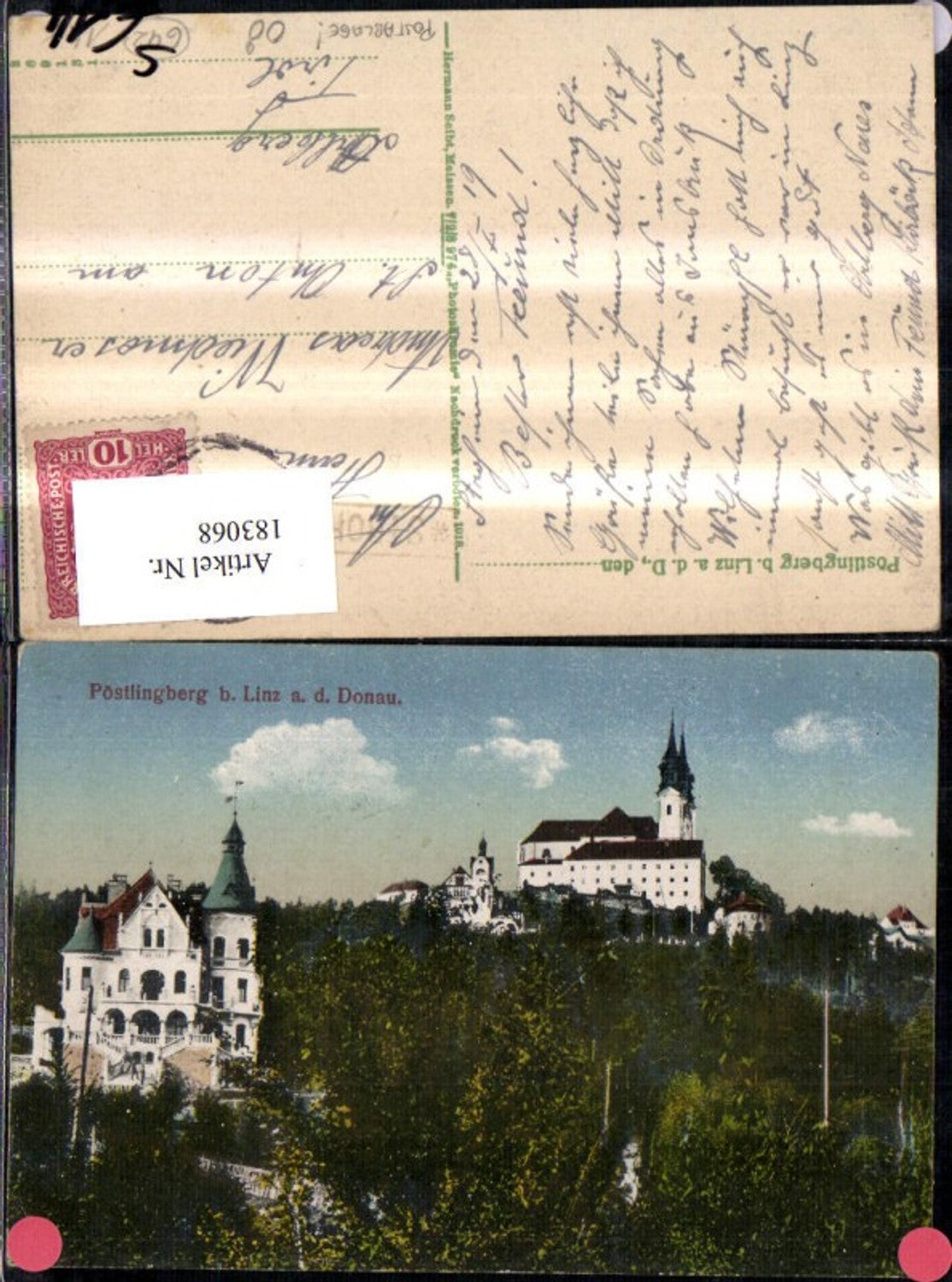 183068,Linz Pöstlingberg Postablage Stroheim