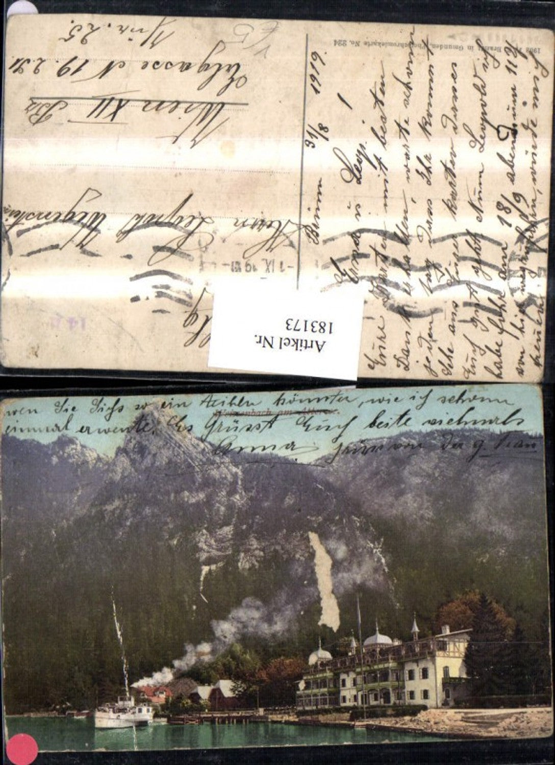 183173, Weissenbach a. Attersee pub Brandt 224