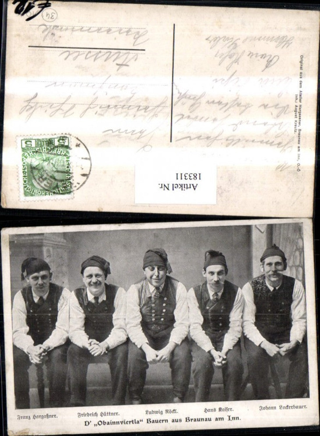 183311, Braunau am Inn, Upper Innviertel farmers' group photo