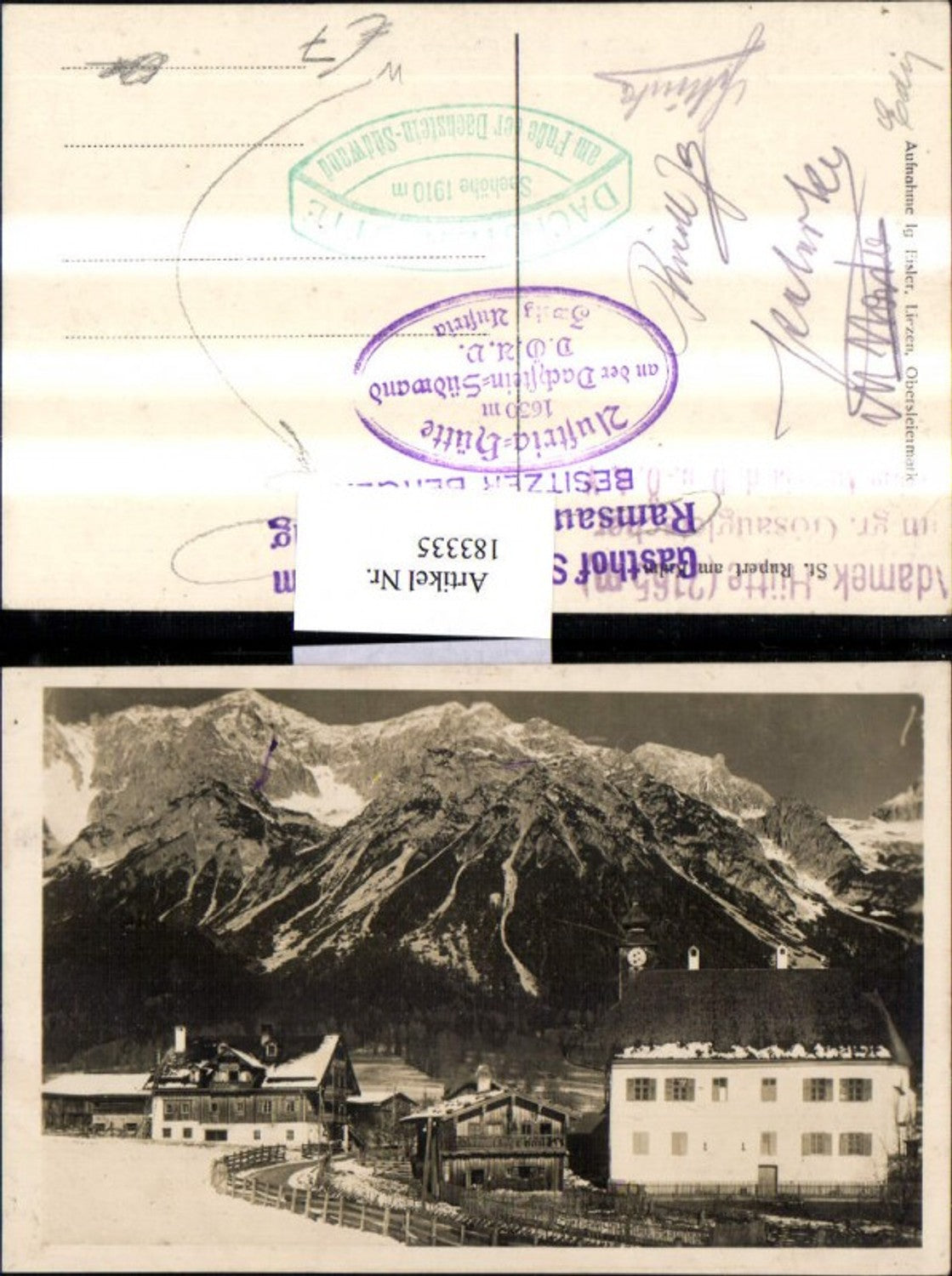 Alte Ansichtskarte – Old Postcard