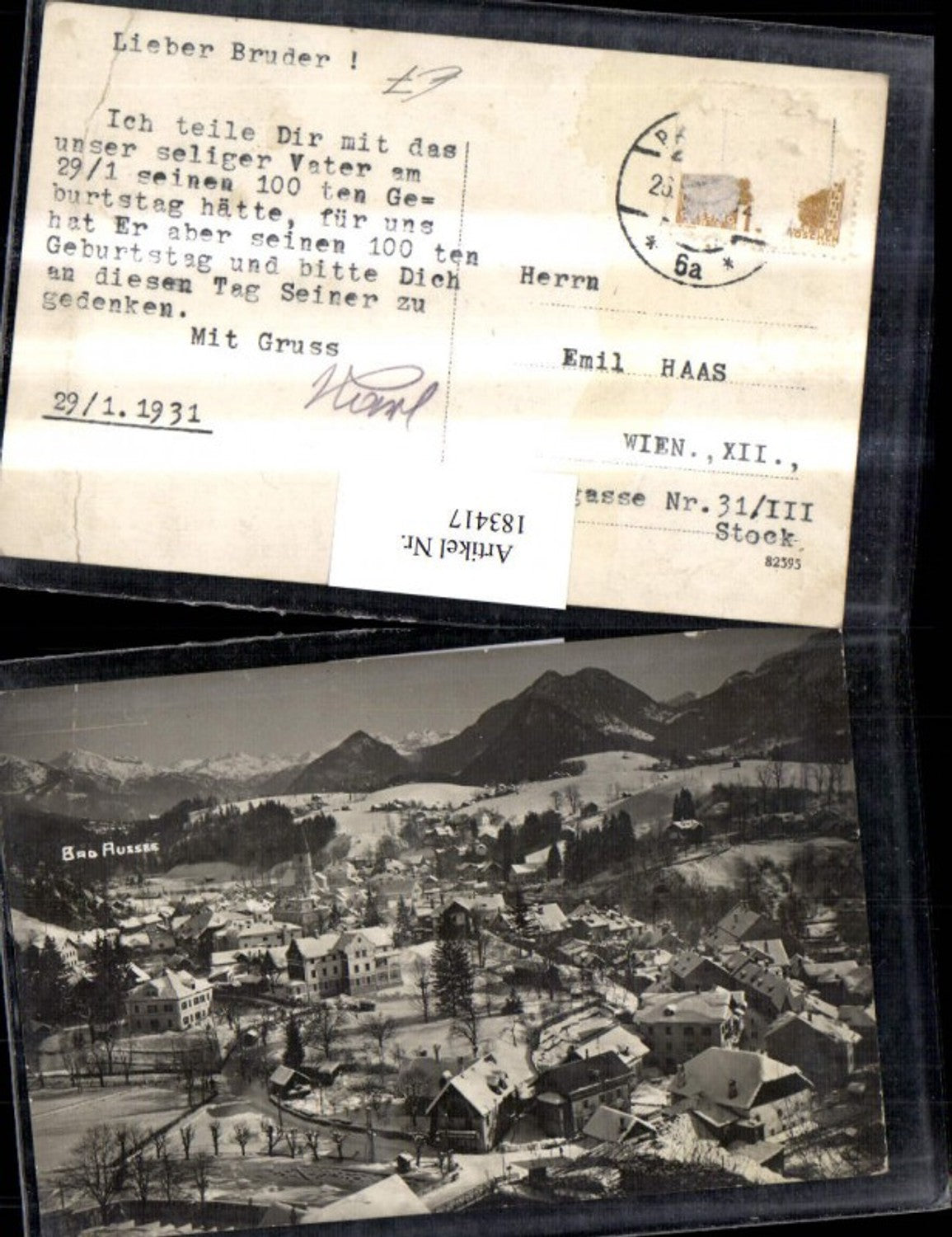 Alte Ansichtskarte – Old Postcard