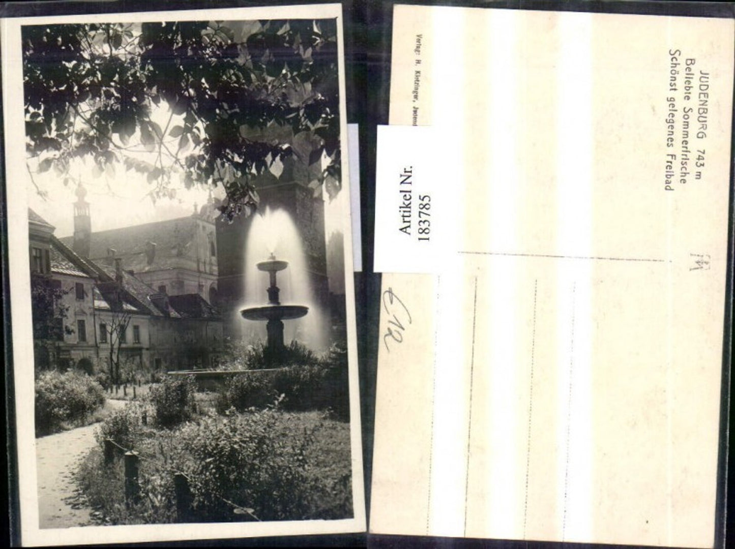 Alte Ansichtskarte – Old Postcard