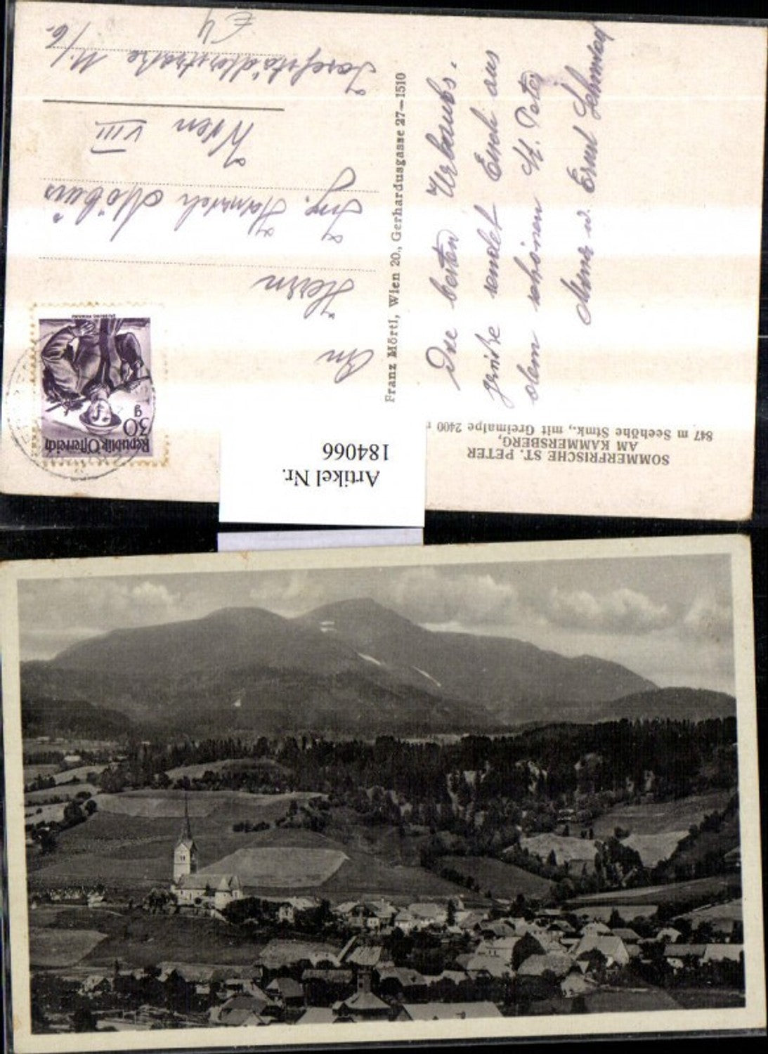 Alte Ansichtskarte – Old Postcard