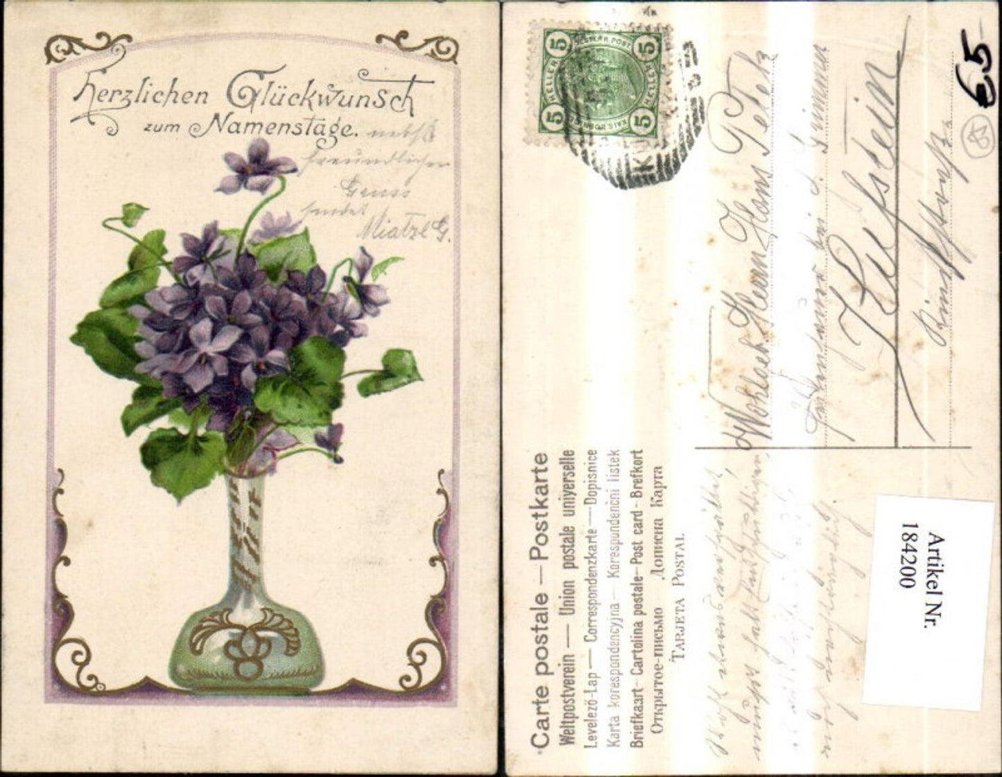Alte Ansichtskarte – Old Postcard