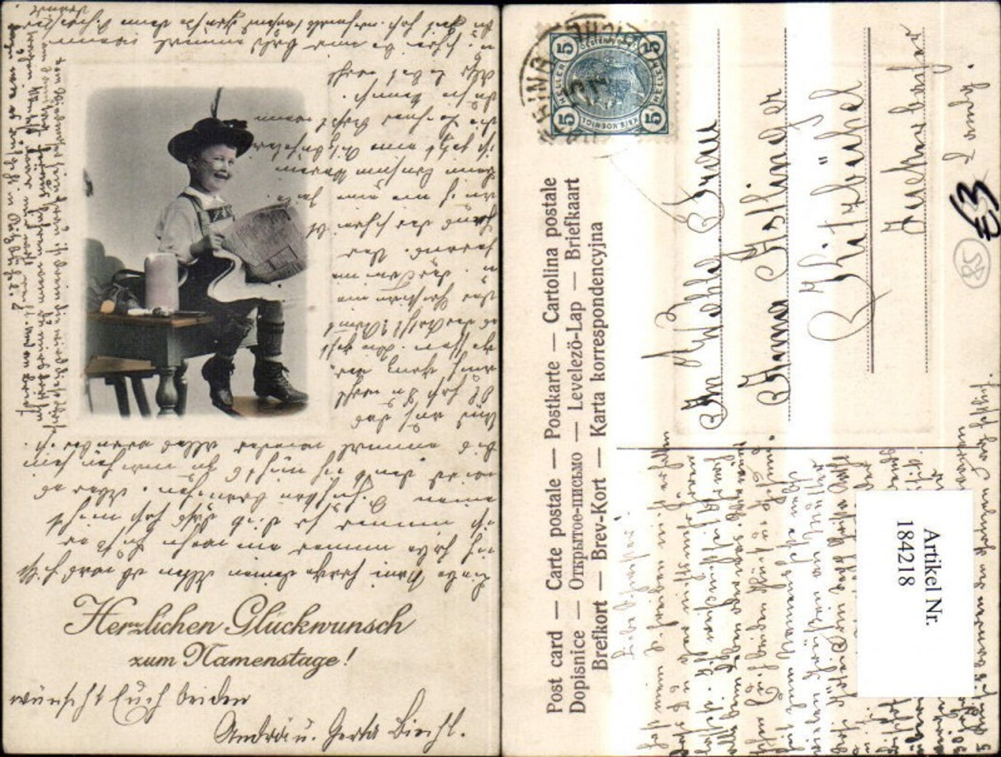 Alte Ansichtskarte – Old Postcard