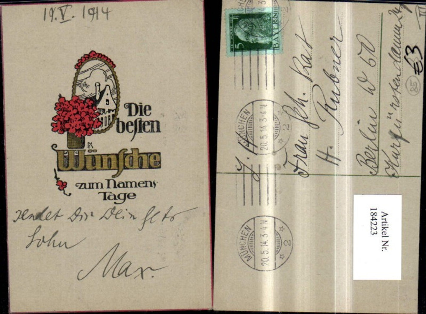 Alte Ansichtskarte – Old Postcard