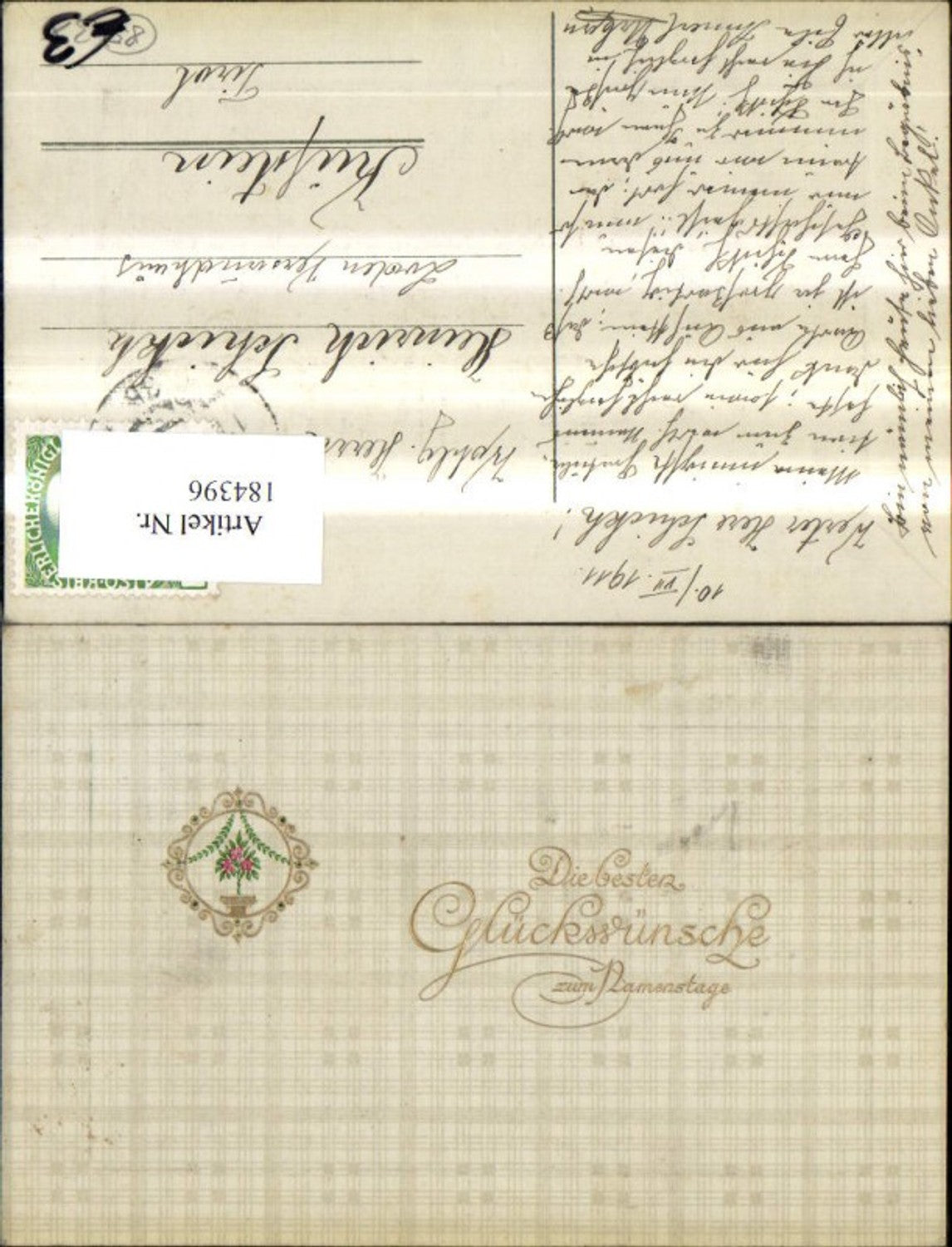 Alte Ansichtskarte – Old Postcard