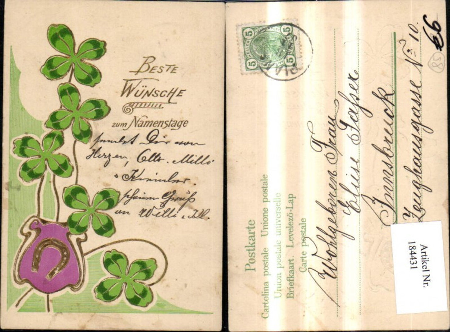 Alte Ansichtskarte – Old Postcard