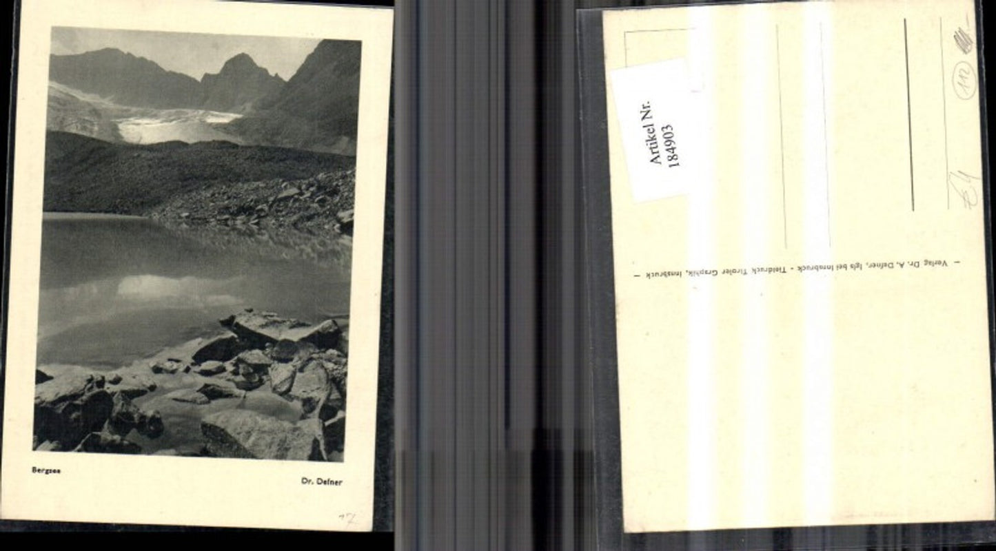 184903, Dr. Defner Bergsee