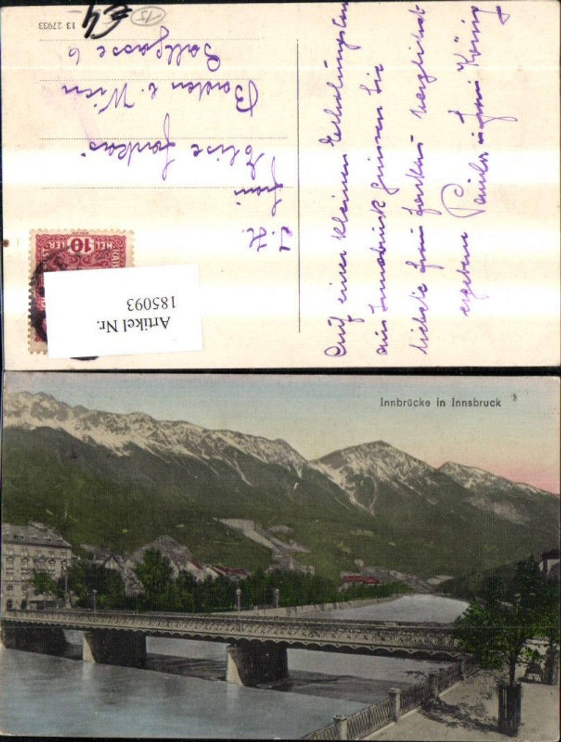 Alte Ansichtskarte – Old Postcard