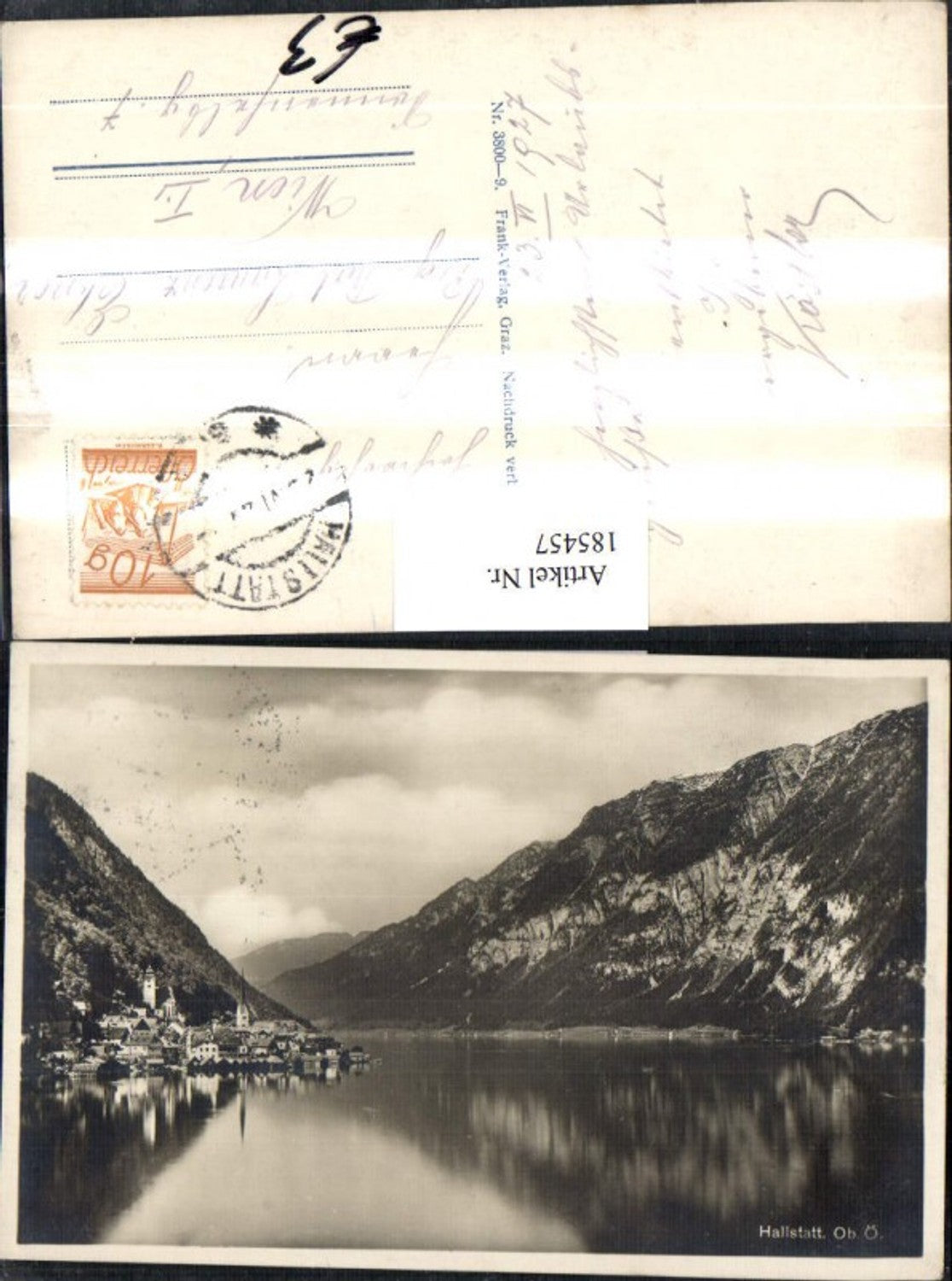 185457,Hallstatt Teilansicht Hallstättersee