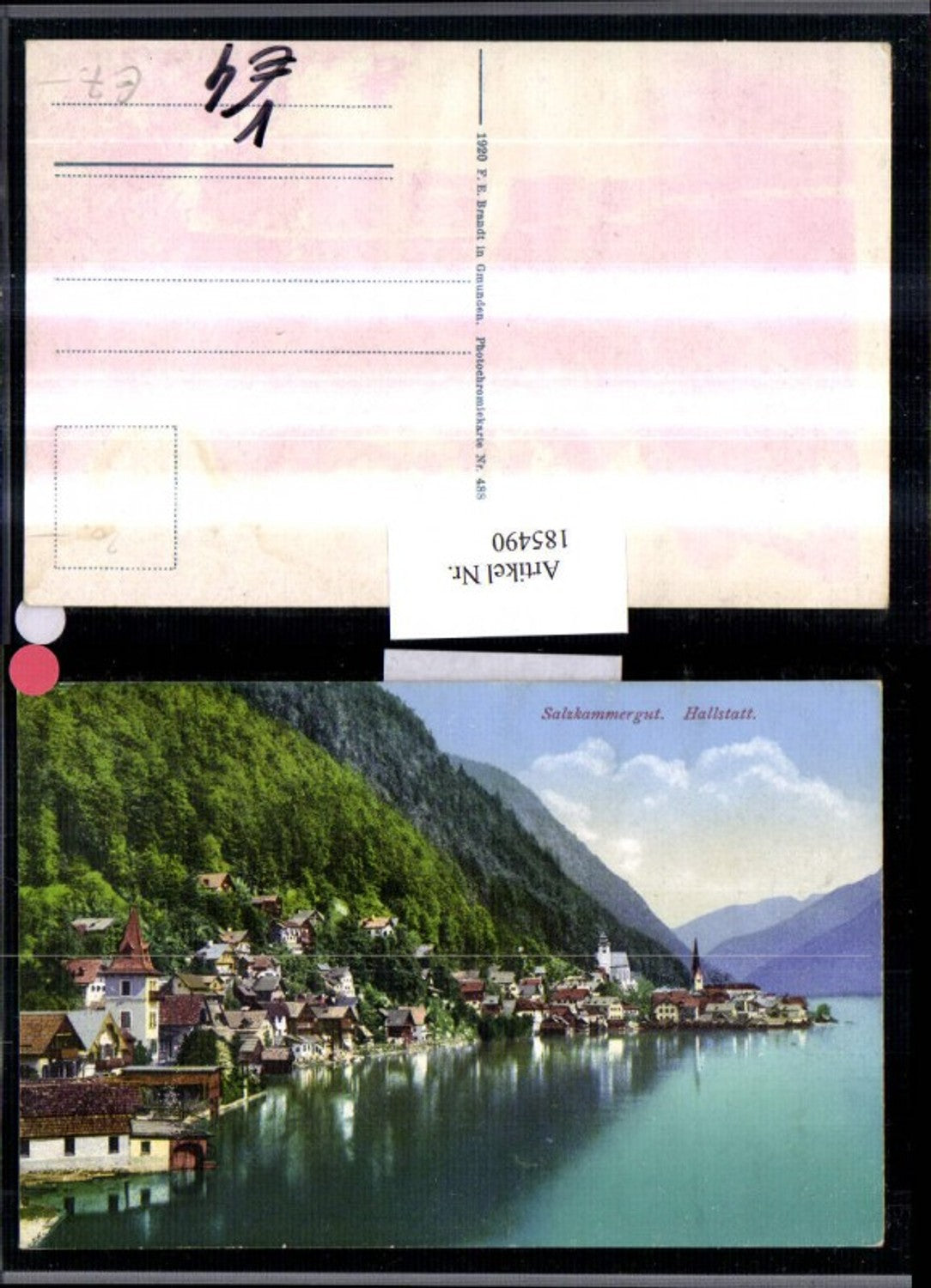 185490,Salzkammergut Hallstatt Totale pub Brandt 488
